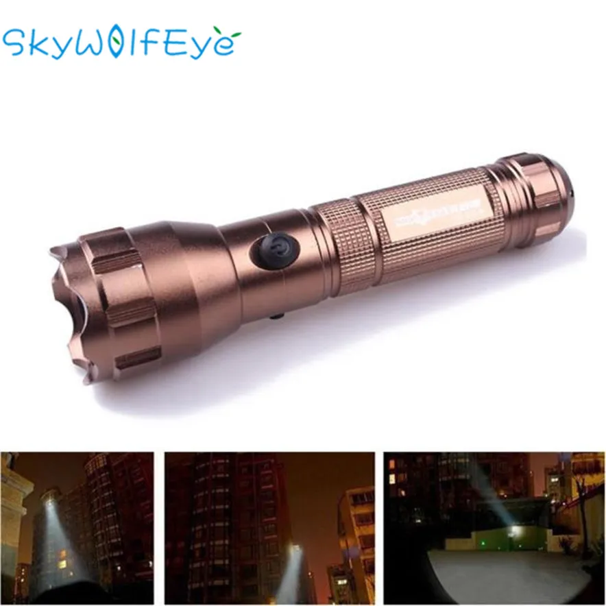 

skywolfeye tactical flashlight Outdoor 3500 Lumen 3 Modes **** XML T6 LED 18650 Battery Torch Lamp Flashlight L70428