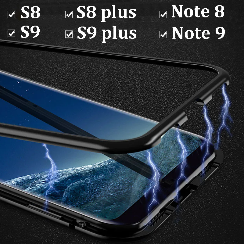 Для samsung s9plus чехол на для примечание 9 флип чехол s9 s8 plus s 8 9 магнитных адсорбции сотовый телефон крышка Кожаные чехлы 9 s 8 s s9p