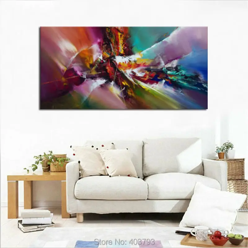 Ручная роспись Современная картина маслом на холсте большая абстрактная