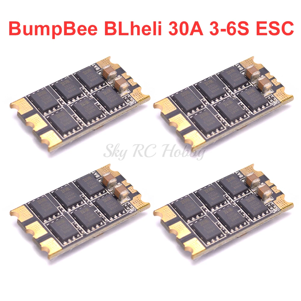 

BumpBee BLheli PRO 30A 3S-6S ESC Support Oneshot / Multishot For RC FPV Racing Drone