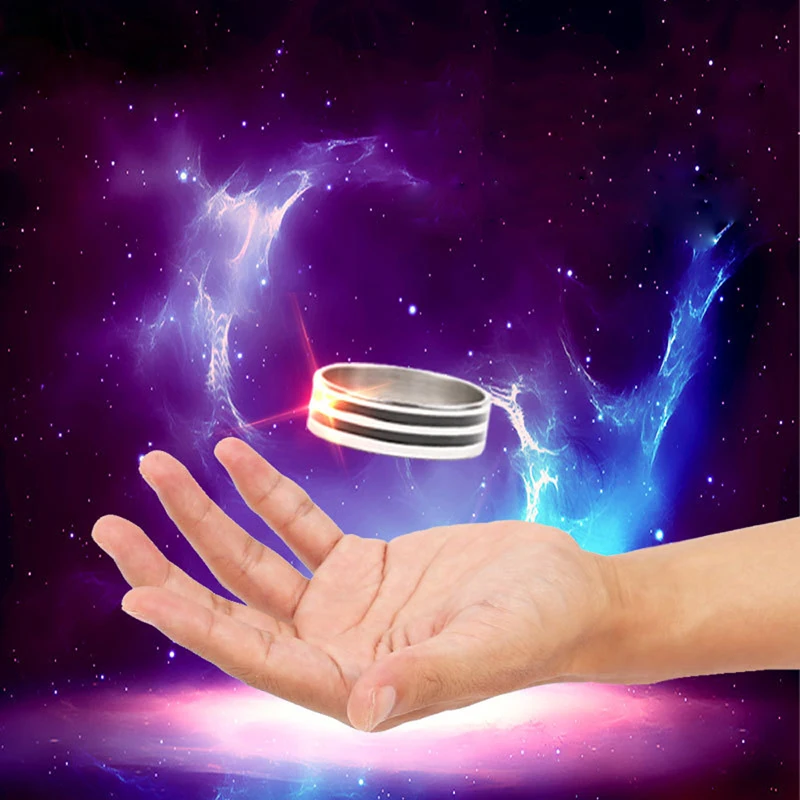 3 в 1 магический реквизит набор плавающая карточка покер подвеска кольцо летающая монета улица волшебное плавающее кольцо волшебные фокусы набор магических игрушек