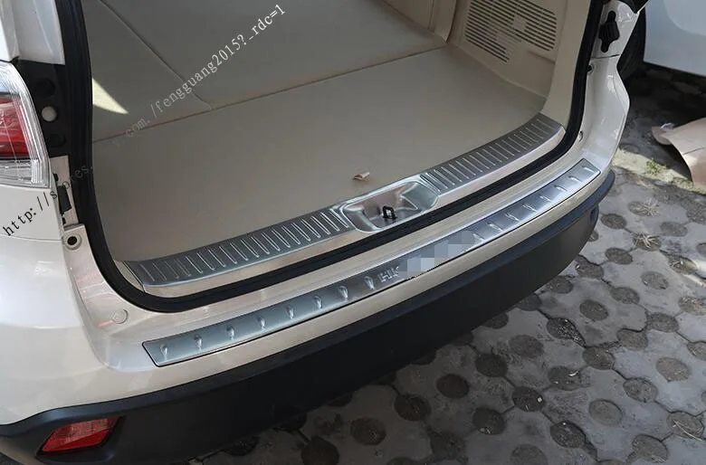 Для Toyota Highlander Серебряный ВНУТРЕННИЙ Задний бампер Накладка-17