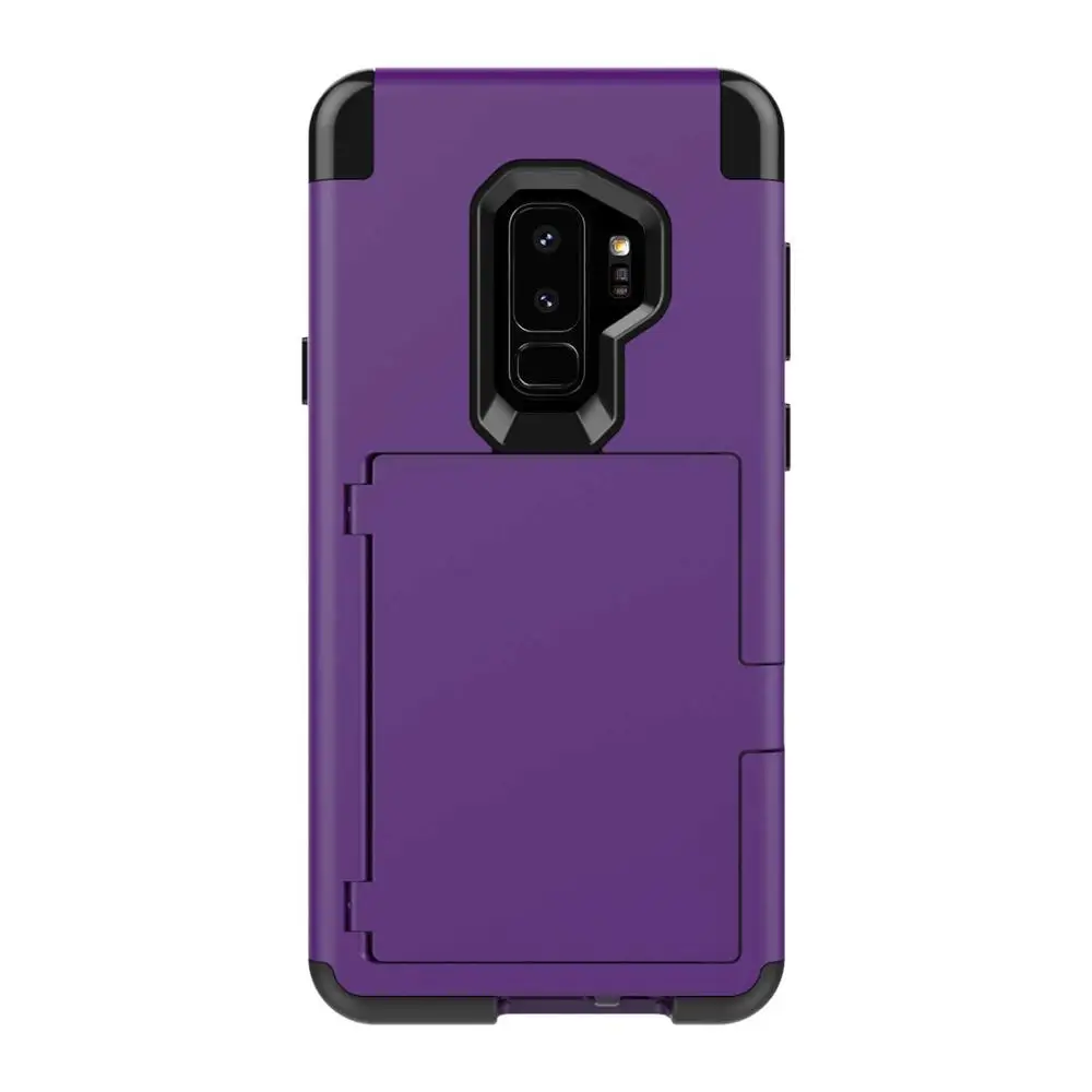 Прозрачный Гибридный жесткий карты памяти Броня чехол для samsung Galaxy S9 плюс край S9 крышка - Цвет: Прозрачный