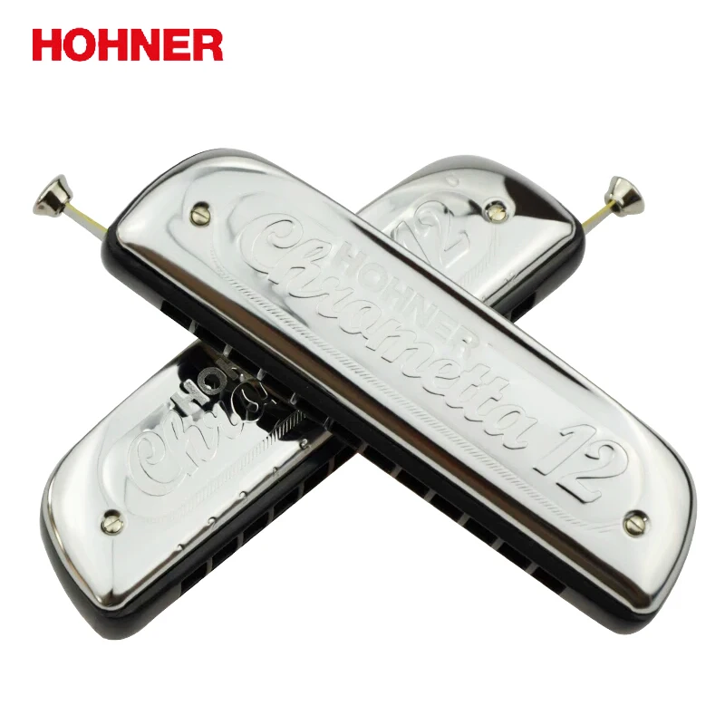 Hohner 255 Chrometta 12 отверстий Хроматические 12 гармоник, Ключ C Major