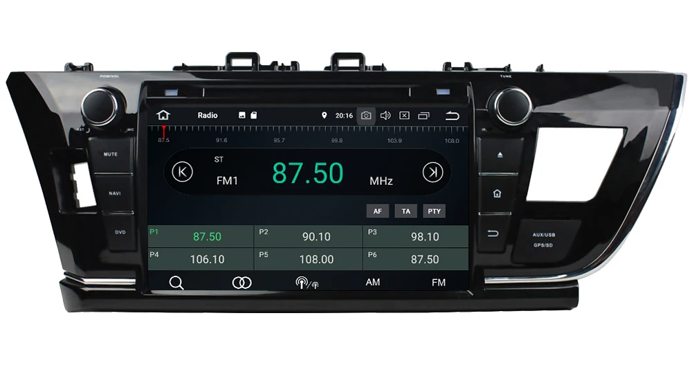 Cheap KLYDE 9" 4G WIFI Octa Core PX5 Android 8.1 4GB RAM 32GB ROM Car DVD Player Radio GPS Navigation For Toyota Corolla 2013-2016 LHD 2