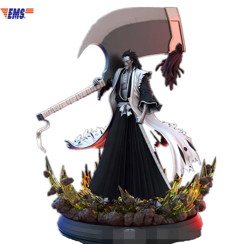 Предпродажа BLEACH Kenpachi Zaraki сменная голова оружие GK смола статуя фигурку модель игрушки (Срок поставки: 60 дней) X619