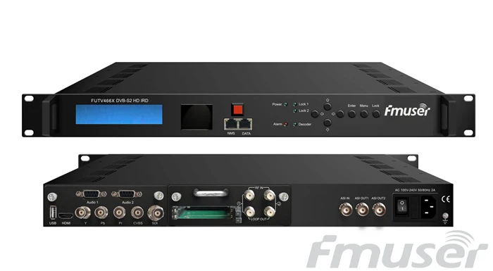 FUTV466xH HD IRD 2 tunner Cam mux HD(DVB-C/T/T2/S/S2) В 2 asi IP из SNMP, веб