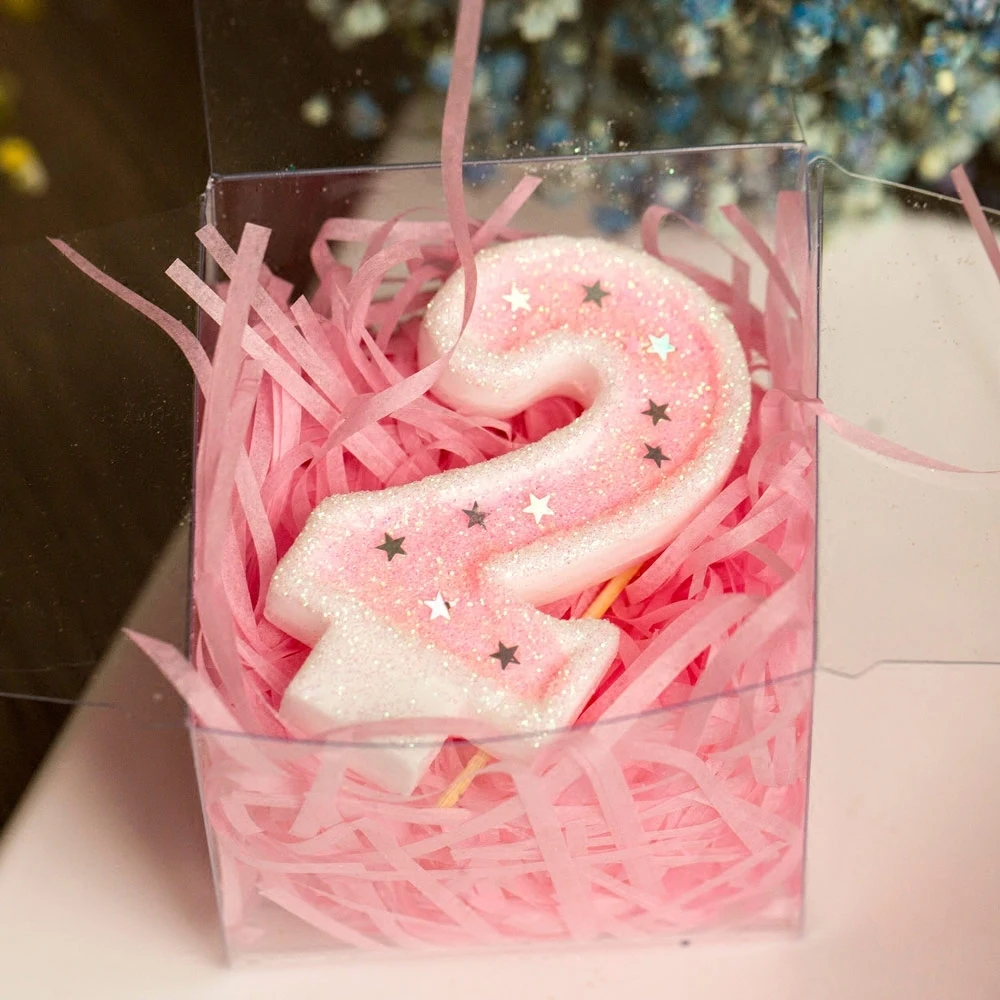 Безопасность Anniversaire Babyshower 1-й День рождения номер свеча для торта День рождения ребенка подарок торт День рождения украшения