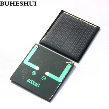

BUHESHUI Epoxy 0.25W 5V Mini Solar Cell Polycrystalline Solar Panel Module DIY Solar Charger Toy Panel Education Study 45*45MM