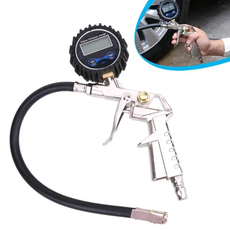 

High Precision Digital Tire Pressure Gauge For Inflated tire Deflator Tire Repair Tools Pressur gun