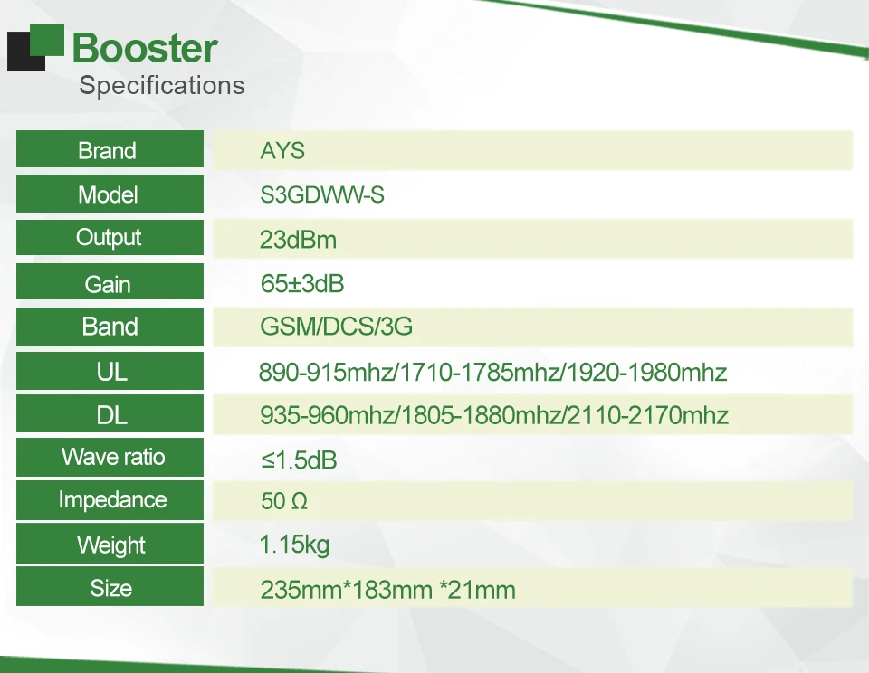 Айс 4g dcs gsm 3g wcdma 2g gsm ретранслятор сигнала сотового телефона усилитель антенны комплект сигнала мобильного телефона для мобильного телефона 900 1800 2100 сплав ЖК-дисплей Дисплей