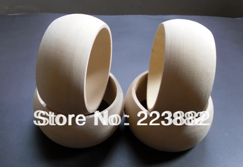 

free shipping!15pcs/lot 3,8cm width unfinished wooden bangle