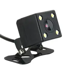Автомобильная камера заднего вида Универсальный 4/8 светодиодный ночного видения дублирующая для парковки заднего вида камера