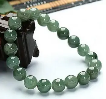 

Free Shipping Certified Green 100% Natural a Jade Jadeite Bangle Bracelet
