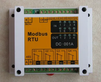 

Modbus Module 485 Interface 8 Input 4 Output Module IO Switch Module Can Communicate with PLC.