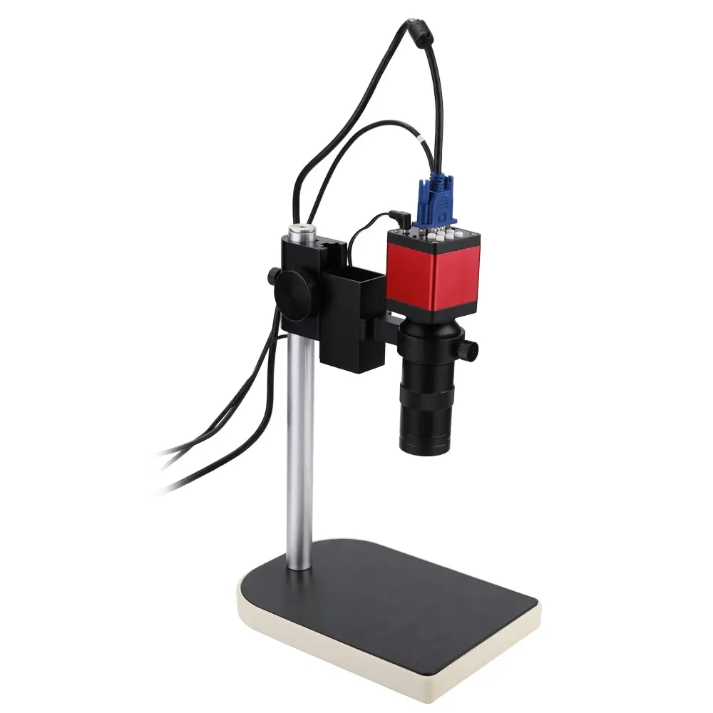 

1.3 Megapixel Industrial Microscope Set 60F/S VGA HD Multimedia Interface Microscope Camera Microscopio Magnifier