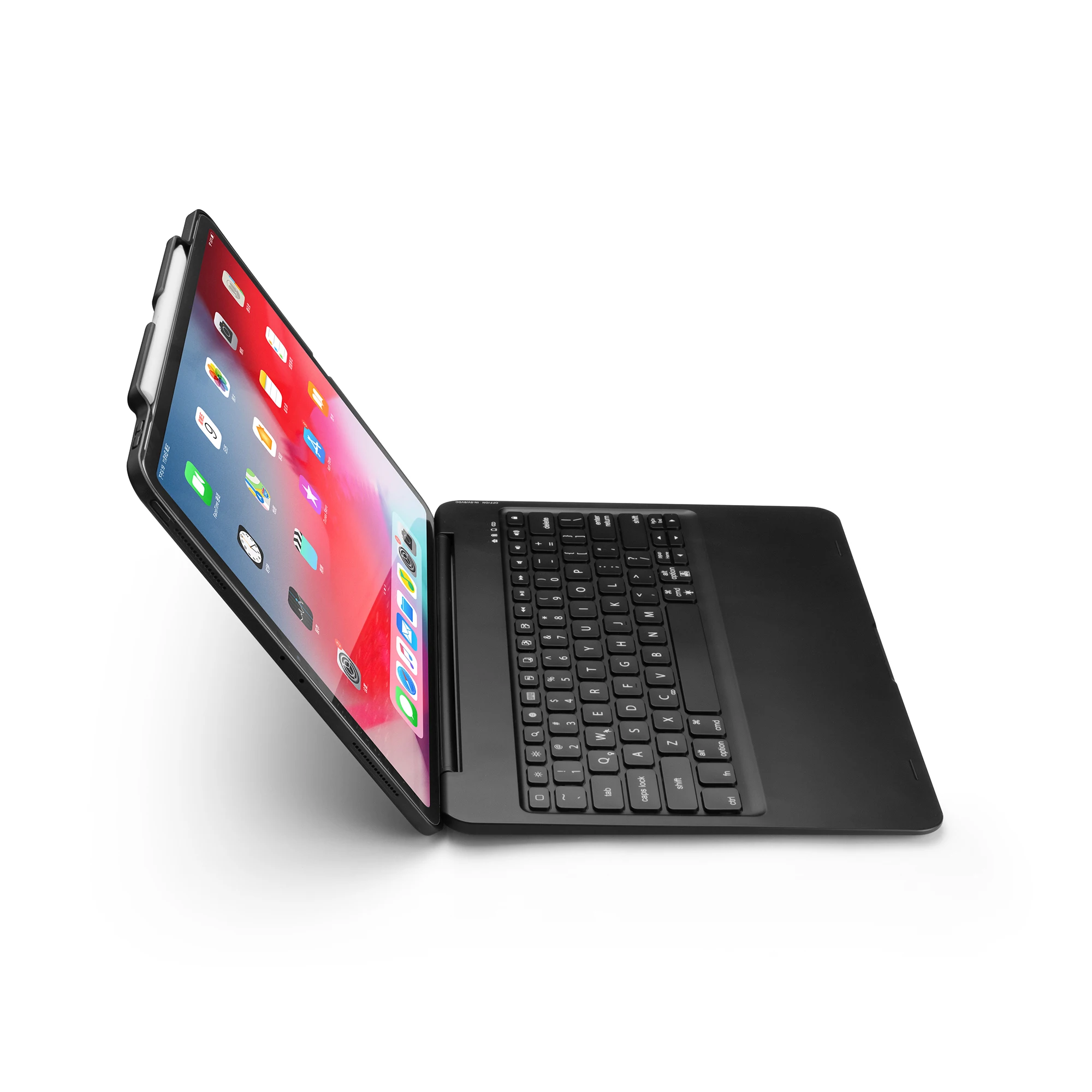 Чехол для беспроводной клавиатуры с Bluetooth iPad Pro 12 9 дюйма 2018 цветной светодиодной