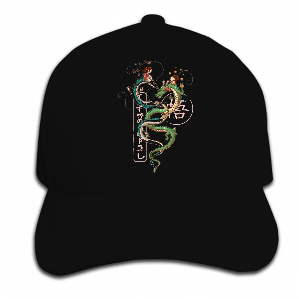 Print Custom Baseball Cap Ghibli Goku Chihiro Totoro women and men Hat Peaked cap | Аксессуары для одежды
