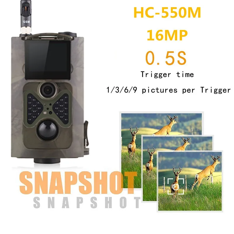 

HC550M 16MP HD GSM MMS GPRS SMS Control Scouting Infrared Trail Hunting Camera HC 550M Wildlife Trail Camera HC-550M