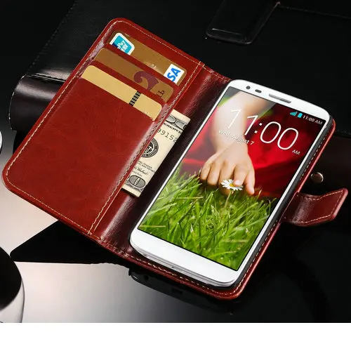 Чехол книжка из искусственной кожи с отделением для карт LG Optimus G2|leather case|book bookbook