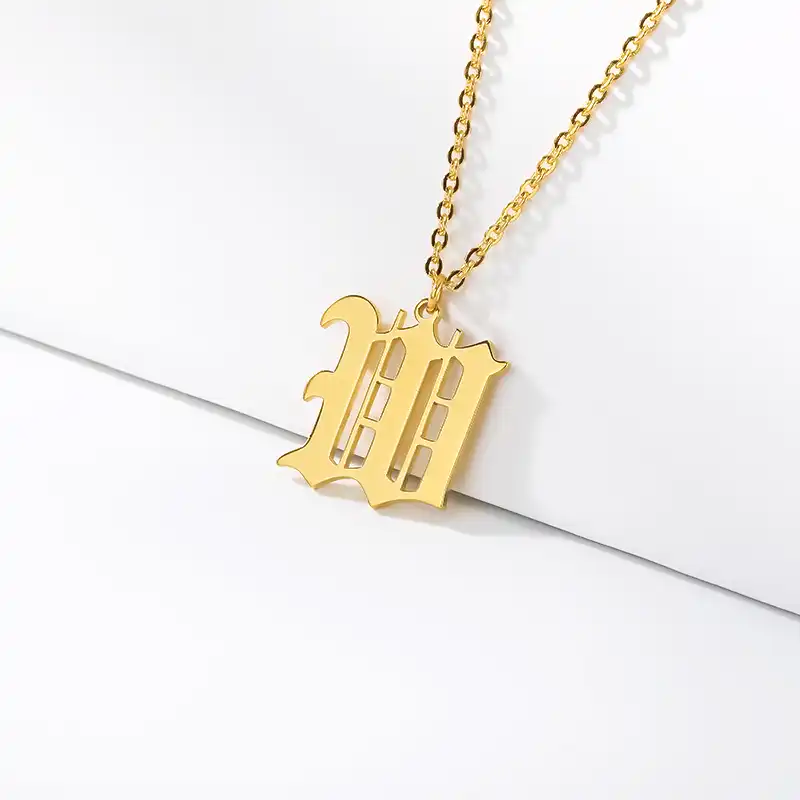 Acrílico Cadena de oro grande enlace collar libre de Reino Unido P/&p T226..