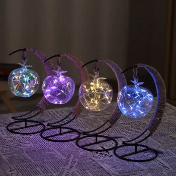 

Creative Moon Night Light USB Apple Sepak Takraw Bedside Bedroom led Lamp For Kids Baby Friends Gift Table Lamp lampe Home Decor