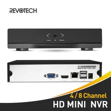 4/8-канальный сетевой видеорегистратор H.264 Мини HD 1080P NVR Сетевой Видео Регистраторы HDMI 4/8 CH CCTV NVR для IP Камера Поддержка CMS ONVIF P2P(черный