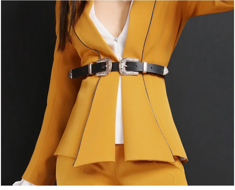 High quality women suits pants suit outdoor office slim fashion Blazer Pant Office Lady acket Female Outfits