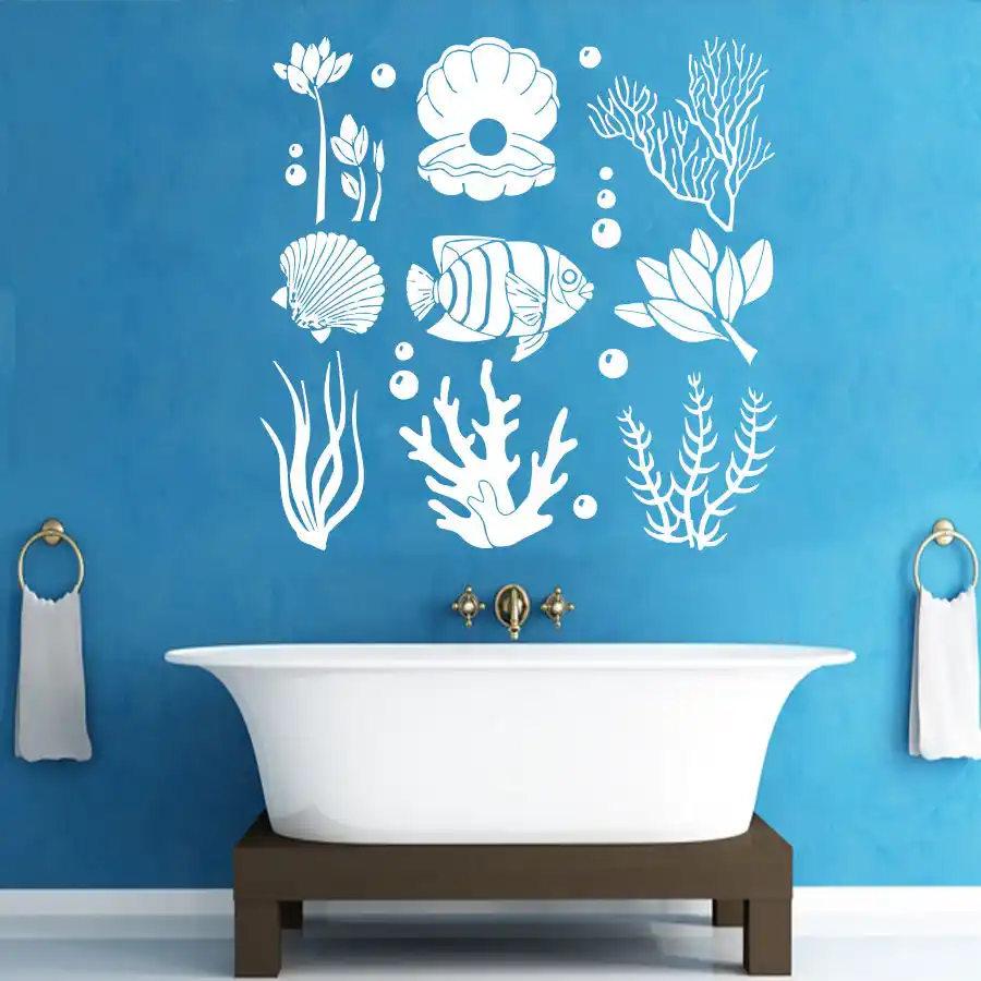 Download Decoracion de la pared de mar Desktop Wallpaper Free