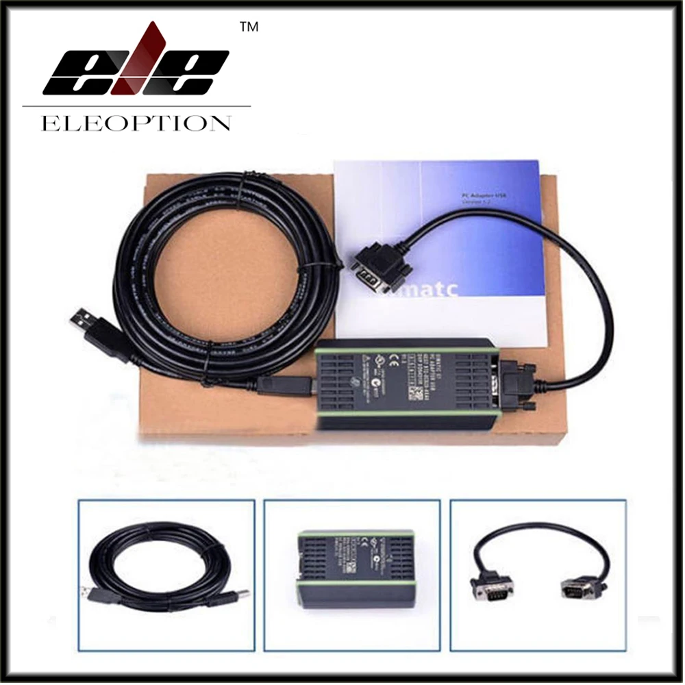 PLC Cable For Siemens S7 200//300//400 6ES7 972-0CB20-0XA0 USB-MPI PC USB-PPI US