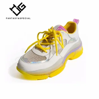 

IGU Women Shoes Sneakers 2019 Genuine Leather Females Platform Shoes Thick Sole Tenis Feminino Sneakers Creeper Vulcanized Shoes