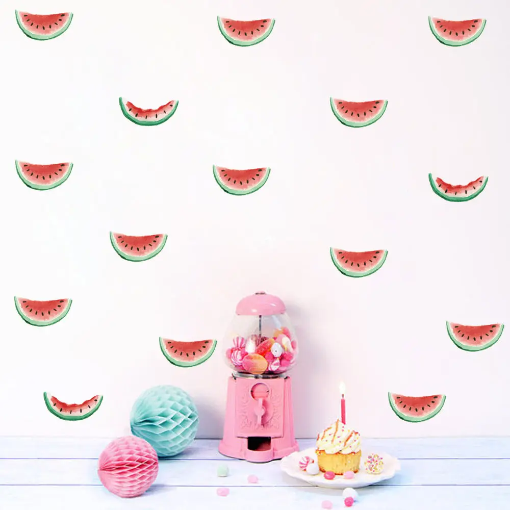 

Watermelon Peel & Stick Wall Stickers for Home Bedroom Living Room Decor