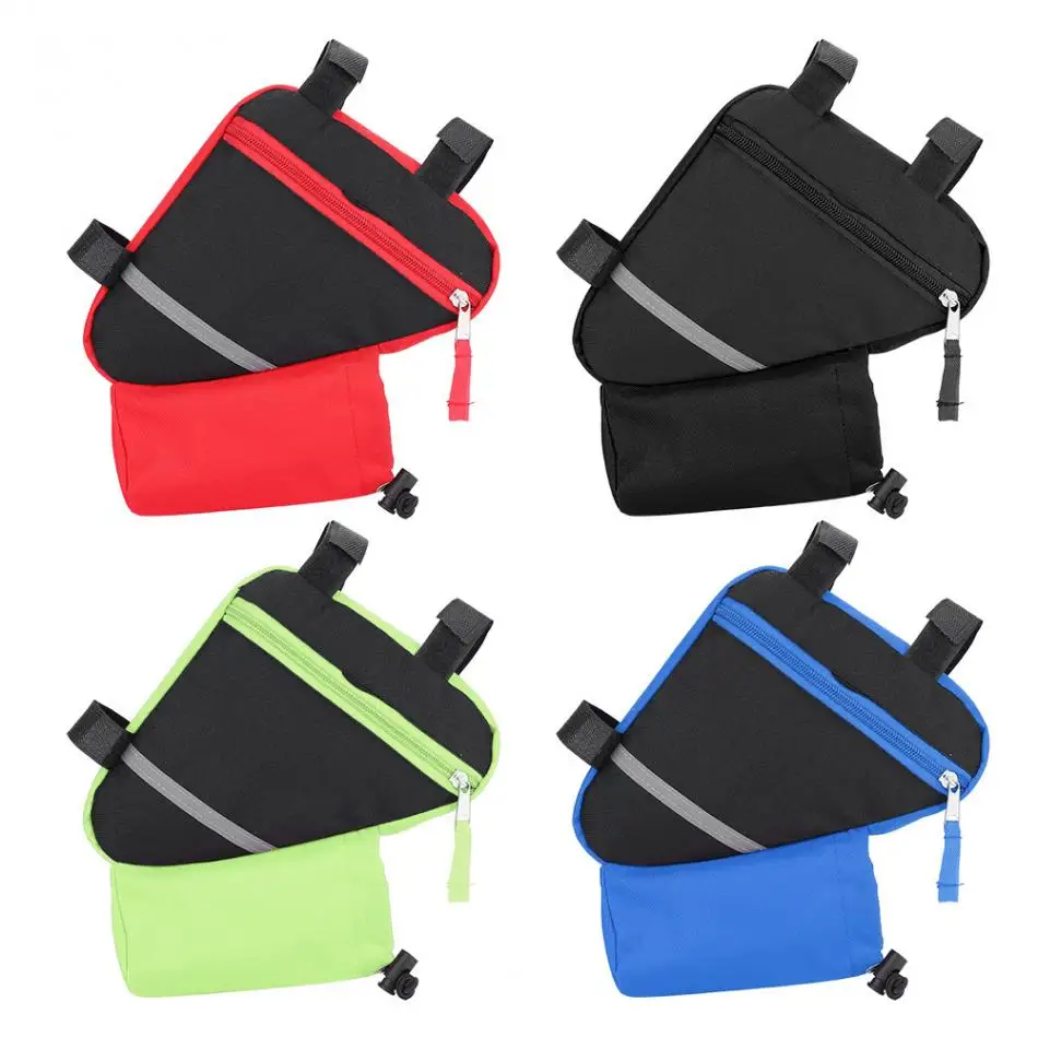 Best Bicycle Bag Bicycle Triangle Bags Bike Front Tube Frame Pannier Bag Road Bike Repair Tools Pouch Holder Riding Accessories 1