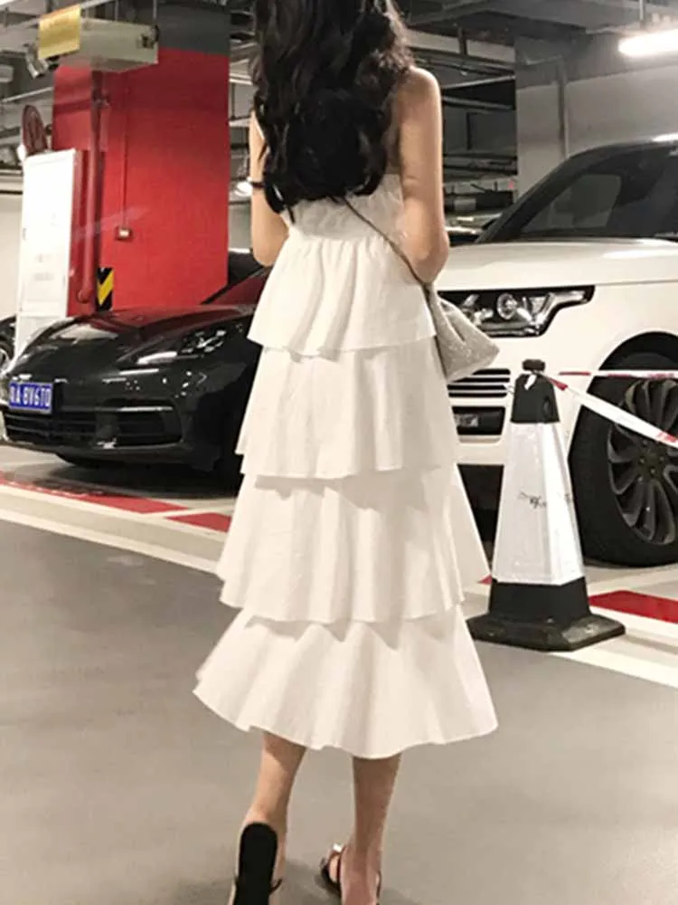 Женское платье с коротким рукавом Vestidos Verano черное трапециевидной формы