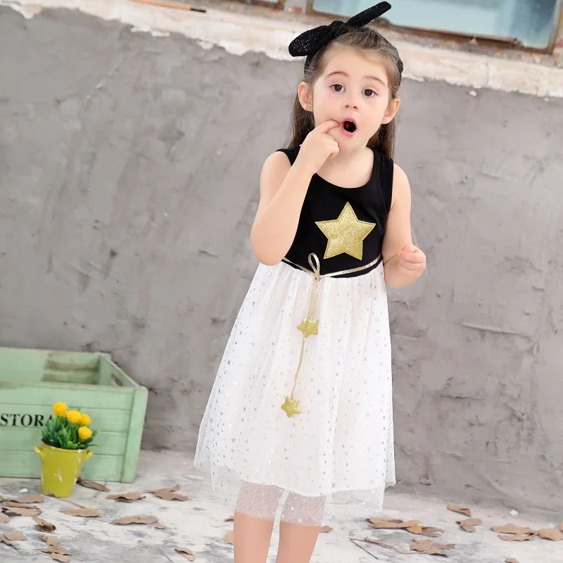 

Princess Dress Girl Clothes Cute Children Dresses Wedding Long Dress elegant Party Pageant Formal Sleeveless Dress Clothes
