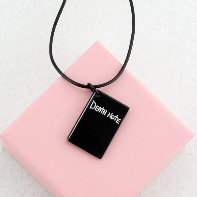 Кулон и ожерелье в форме чёрной книги из аниме Death Note|necklace with|fashion necklacenecklace fashion |