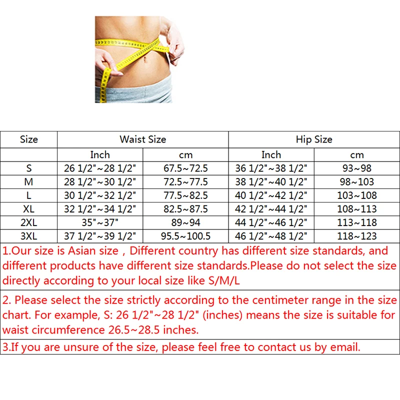 Perfect Sculpt Size Chart