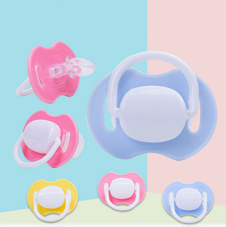 

2019 Brand Newborn Kids Baby Orthodontic Dummy Pacifier Silicone Teat Nipple Soothers Thumb/Nipple Pacifier Over 3 Months