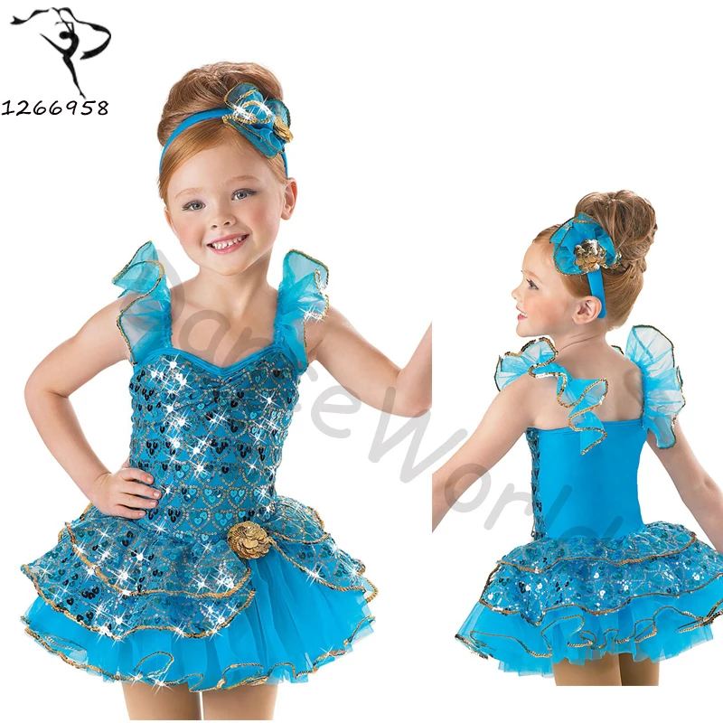 Children's dance wear dress ballet tutu dresses for kids 110 125cm