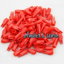 100 шт. 11/32 стрелы желтый для OD9mm деревянные и бамбуковые стрелы традиционный лук открытый стрельба из лука