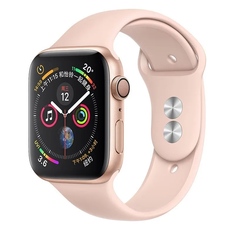 Ремешок для apple watch Группа apple watch 4 3 iwatch Группа 42 мм 38 мм 44 мм 40 мм pulseira correa Браслет Смарт часы аксессуары петля - Цвет ремешка: 37 New pinksand