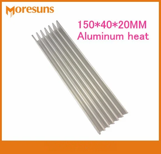Fast Free ship 5pcs/lot Aluminum strips 150*40*20MM heat sink Power amplifier Radiator | Компьютеры и офис