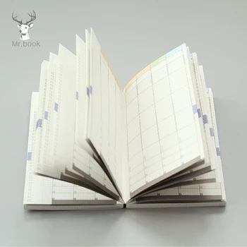 

2019 Agenda Notebook Diary Weekly Planner Monthly Daily Planner with Color Printings A5 A6 Time Management Notebook