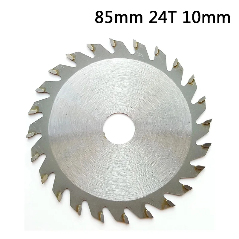 

85mm 24T 10mm Bore TCT Circular Saw Blade Disc Cutter Wood Metal Plastic Cutting