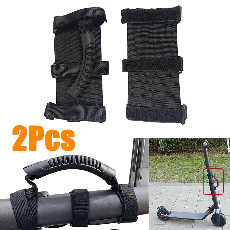 Scooter Handle Strap 20*18*2cm Skateboard Accessory 2Pcs/set Plastic Webbing Carrying Belt Practical Convenient