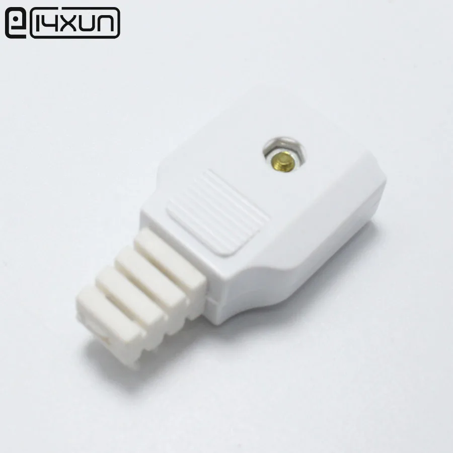 20pcs 10A 250V Flat 2pin AC Female Electrical Socket Jack for Extended Power Cord Connectorjack