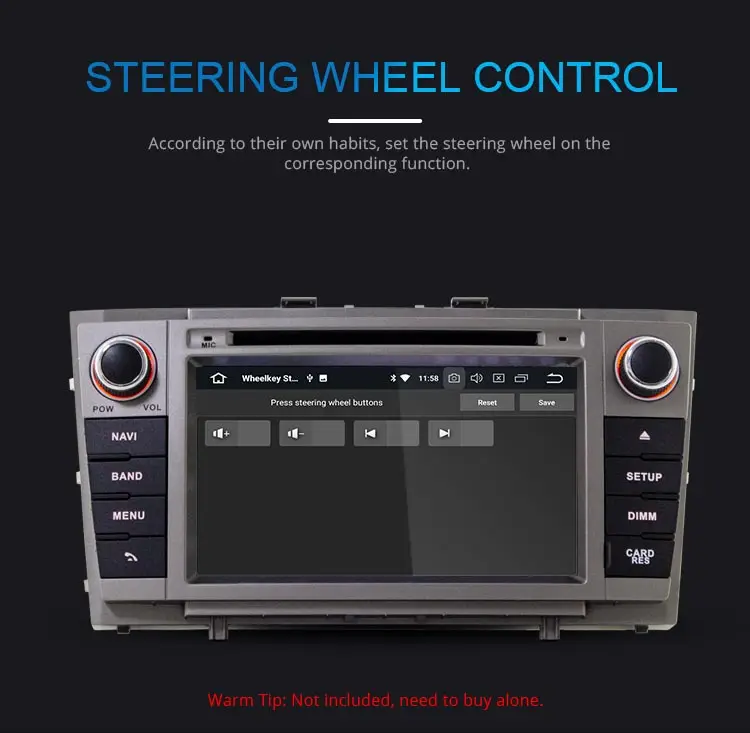 Top JDASTON Android 9.0 Car DVD Player For Toyota T27 Avensis 2009-2014 Octa Cores 4G+64G 2 Din Car Radio Multimedia GPS Navi Audio 10