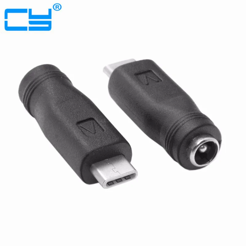 

DC 5.5 2.1mm to USB 3.1 Type C USB-C Power Jack Extension Charge Adapter Connector Adaptor for New Macbook & Cell Phone