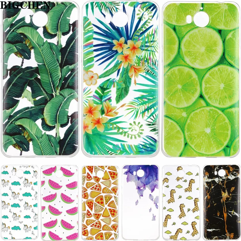 Lucu Kartun Bunga Kasus Untuk Huawei Y5 2017 Lembut Silicone TPU