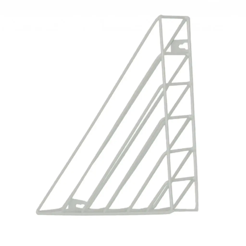 European Slot Metal Desk Organizer Office Desktop Document File Organizer Bookshelf Rack Magazine Newspaper Storage Holder